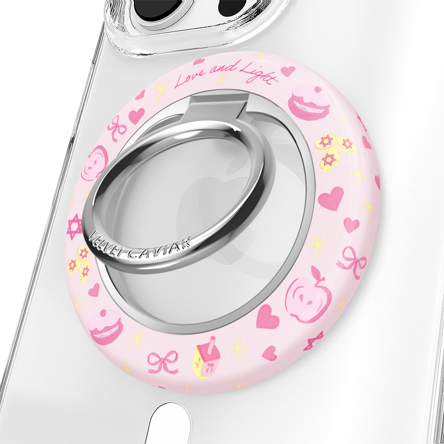 Pink Hanukkah MagSafe Grip Ring