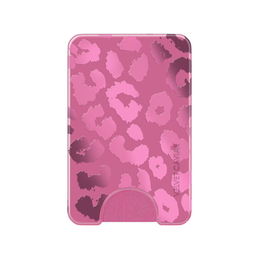 Pink Ruby Leopard MagSafe Wallet