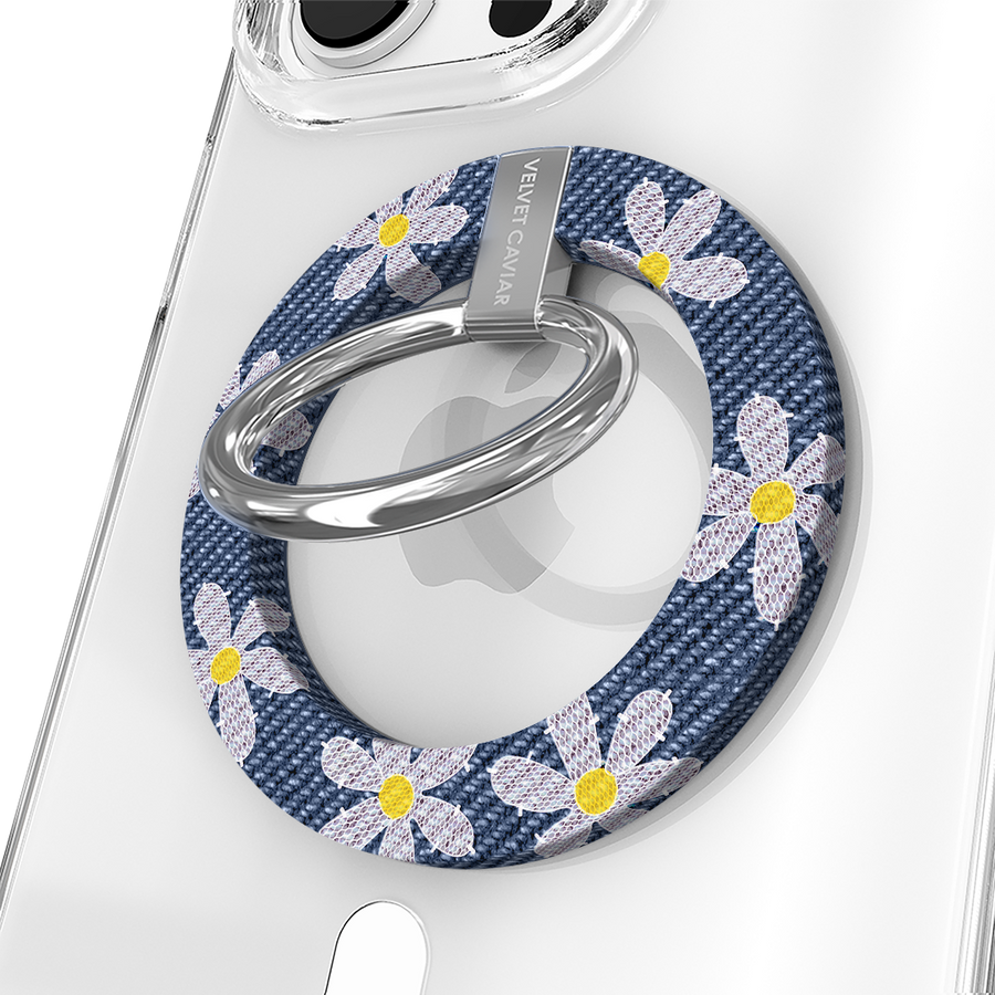 Denim Daisy MagSafe Grip Ring
