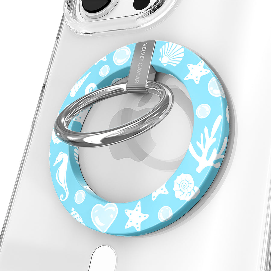 Aquamarine Holo MagSafe Grip Ring