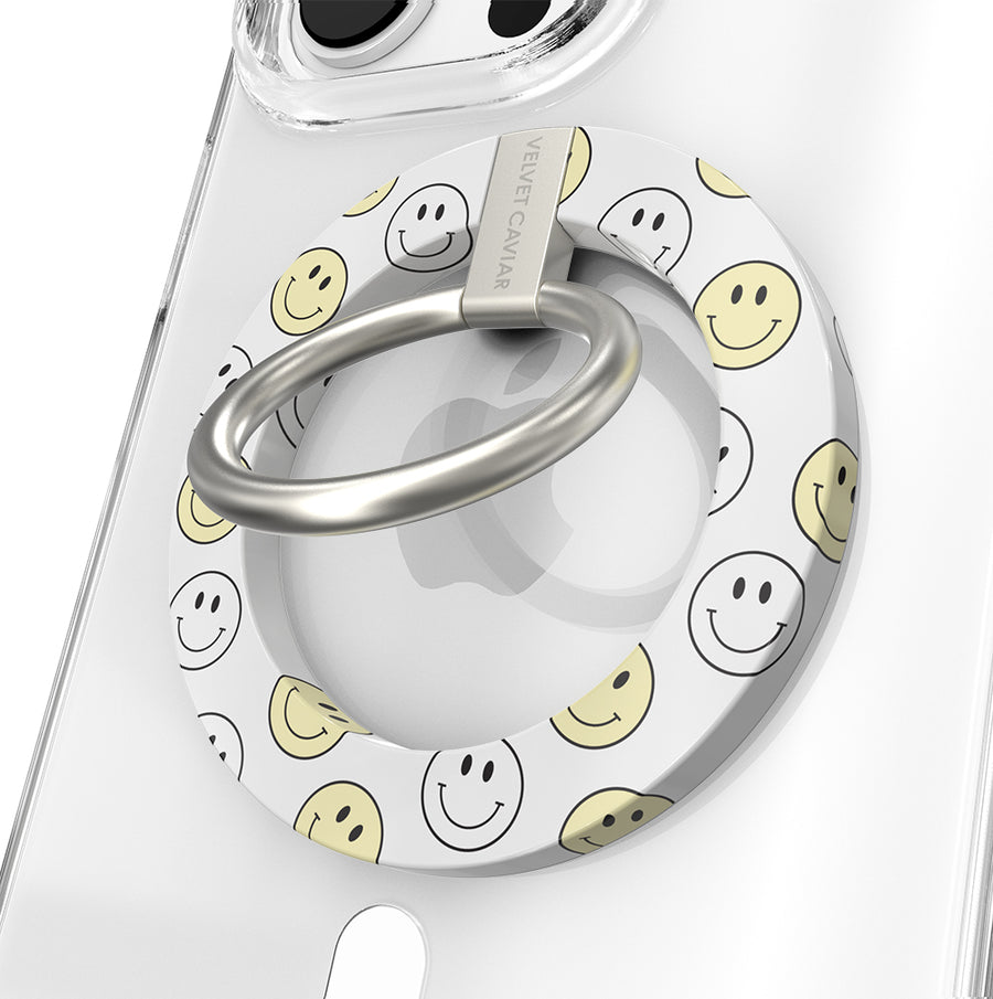 Smiley MagSafe Grip Ring