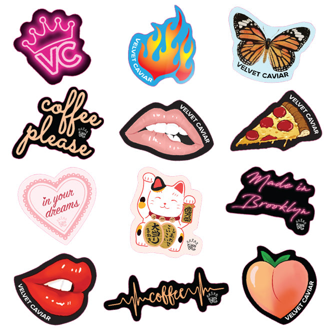 Official VC Laptop Stickers - 12 pack